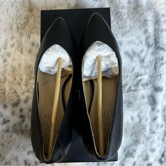 NIB Naturalizer Black Leather Malynn Pumps Block Heels sz 6.5 - Picture 11 of 13